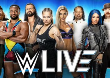 VÍDEO: se rompe parte del ring en un Live Show de WWE y Bobby Lashley sufre una fea caída