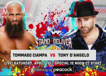 Tommaso Ciampa luchará contra Tony D’Angelo en NXT Stand & Deliver 2022