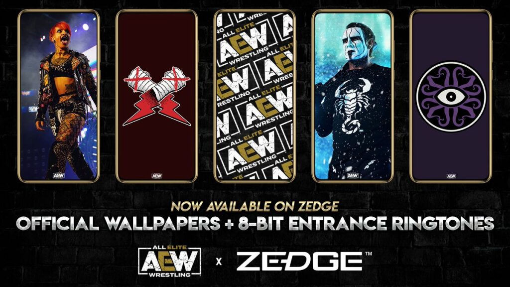 AEW anuncia el lanzamiento de contenido en la aplicación Zedge.