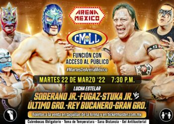 Resultados CMLL Martes De Arena México 22 de marzo de 2022