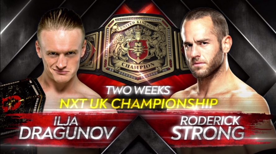 Roderick Strong retará a Ilja Dragunov por el Campeonato de NXT UK en dos semanas