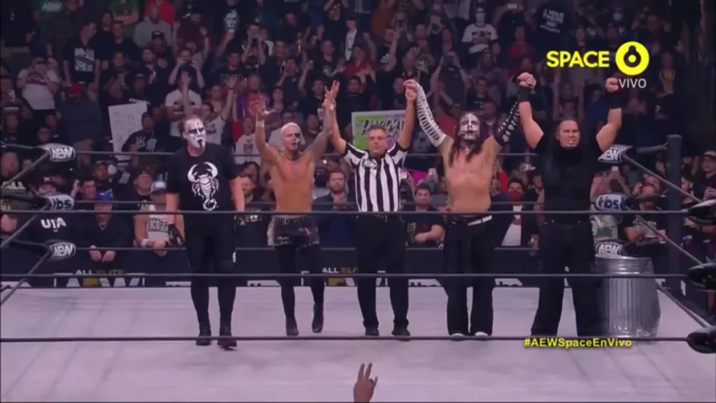 The Hardys, Darby Allin y Sting salen vencedores de la Tornado Tag Team match en AEW Dynamite