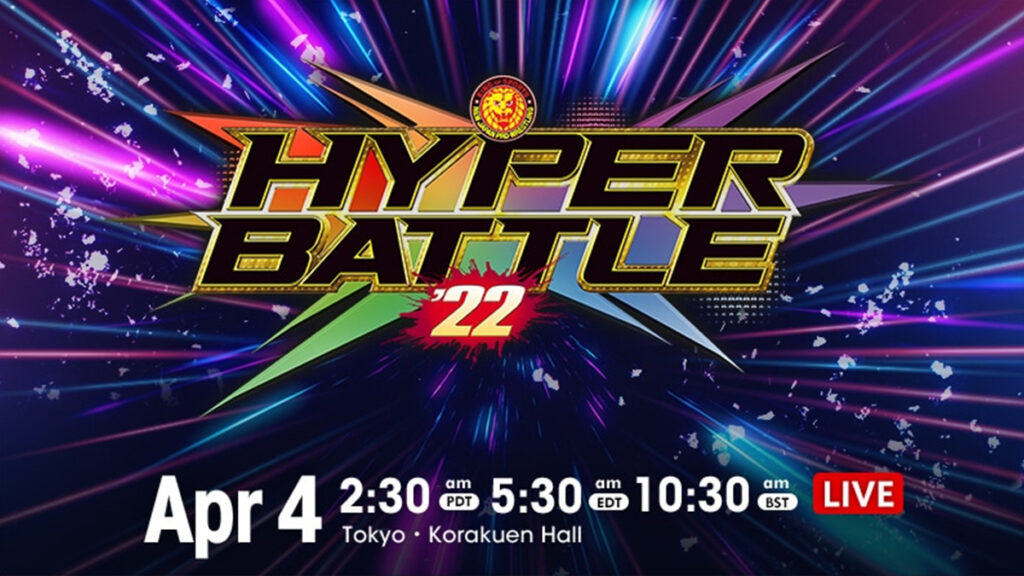 Cartelera NJPW Hyper Battle '22 actualizada