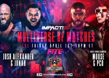 Josh Alexander y JONAH lucharán contra Moose y PCO en IMPACT Multiverse Of Matches 2022