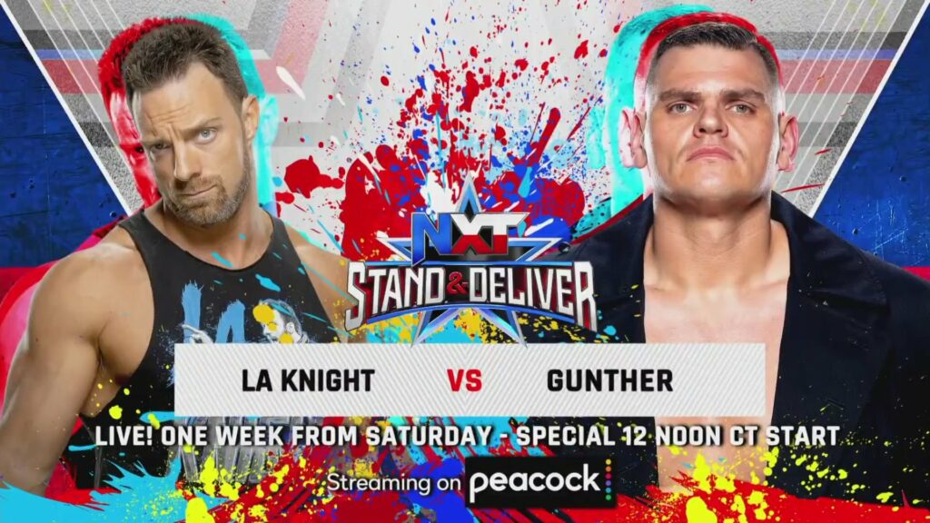 LA Knight y Gunther lucharán en NXT Stand & Deliver 2022