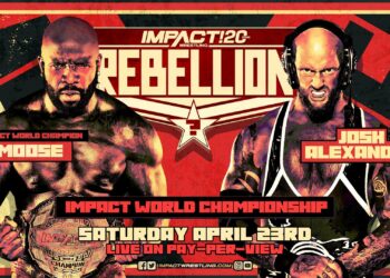 Moose defenderá el Campeonato Mundial de IMPACT ante Josh Alexander en Rebellion 2022