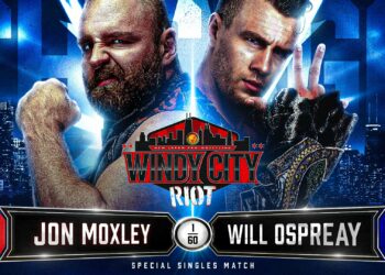 Jon Moxley luchará contra Will Ospreay en NJPW Windy City Riot 2022