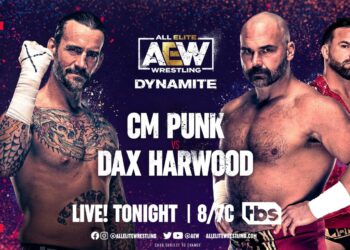 CM Punk enfrentará a Dax Harwood esta noche en su regreso a AEW Dynamite