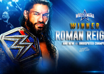 Roman Reigns se convierte en Campeón Indiscutido en WrestleMania 38