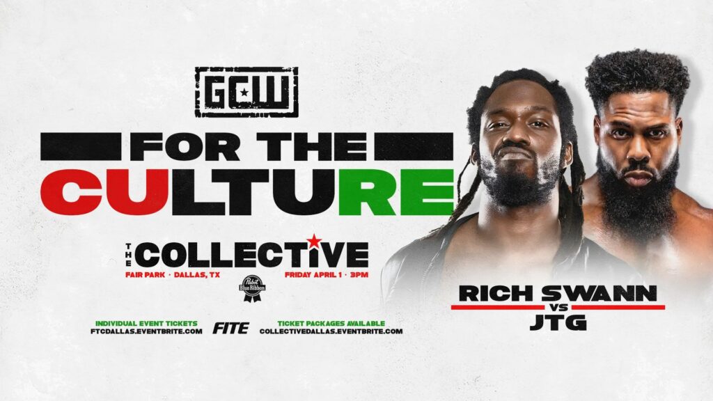 JTG y Rich Swann lucharán en GCW For The Culture 2022