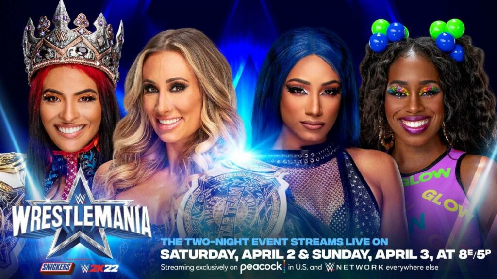 Queen Zelina y Carmella defenderán los Campeonatos Femeninos por Parejas de WWE ante Sasha Banks y Naomi en WrestleMania 38