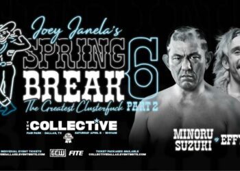 Minoru Suzuki enfrentará a Effy en GCW Joey Janela's Spring Break 6