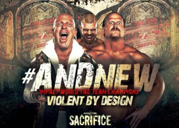 Violent By Design ganan los Campeonatos Mundiales por Parejas de IMPACT en Sacrifice 2022