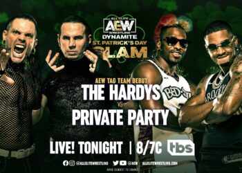 The Hardys debutarán como equipo en AEW esta noche en Dynamite St. Patrick's Day Slam 2022