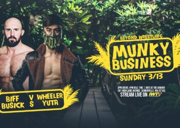 Resultados Beyond Wrestling Munky Business: Jonathan Gresham, Biff Busick y más