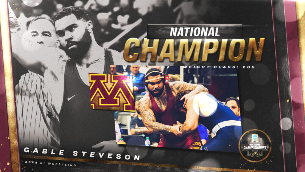 Gable Steveson gana por segunda vez consecutiva el NCAA Heavyweight National Championship