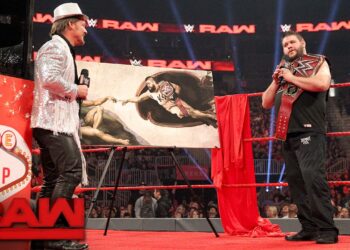 Kevin Owens reacciona a la mención de Chris Jericho en AEW Dynamite