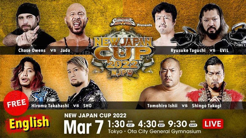 Resultados NJPW New Japan Cup 2022 (noche 3)