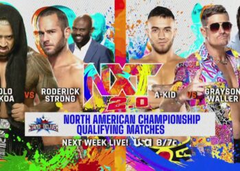 WWE anuncia varios combates para el show de NXT 2.0 del 22 de marzo