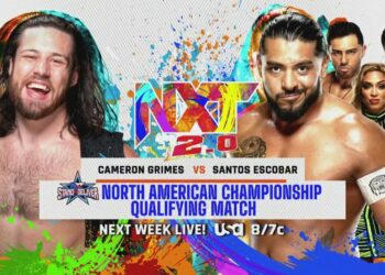 WWE anuncia varios combates para el show de NXT 2.0 del 15 de marzo