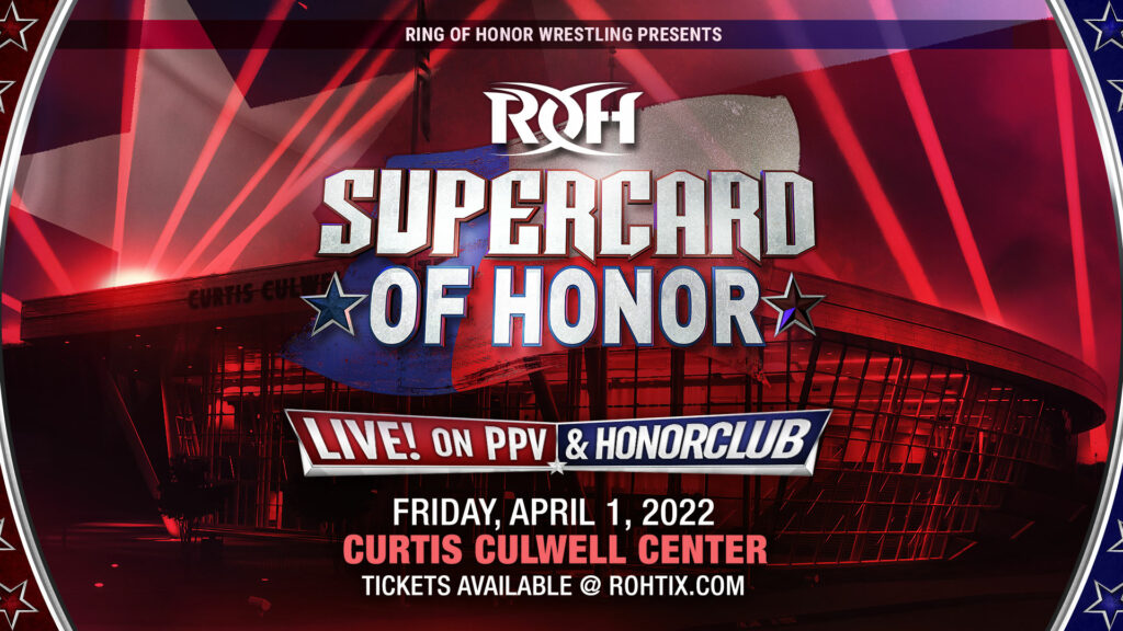 Cartelera ROH Supercard Of Honor 2022 actualizada