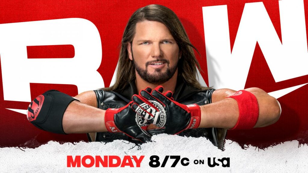 AJ Styles regresará a WWE RAW la próxima semana