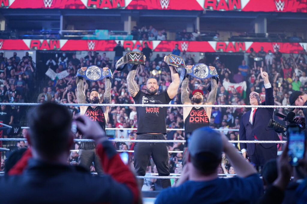 Productores WWE RAW 4 de abril de 2022
