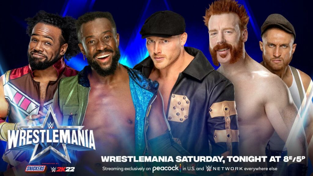 La lucha entre The New Day y Sheamus & Ridge Holland se realizará en la segunda noche de WrestleMania 38