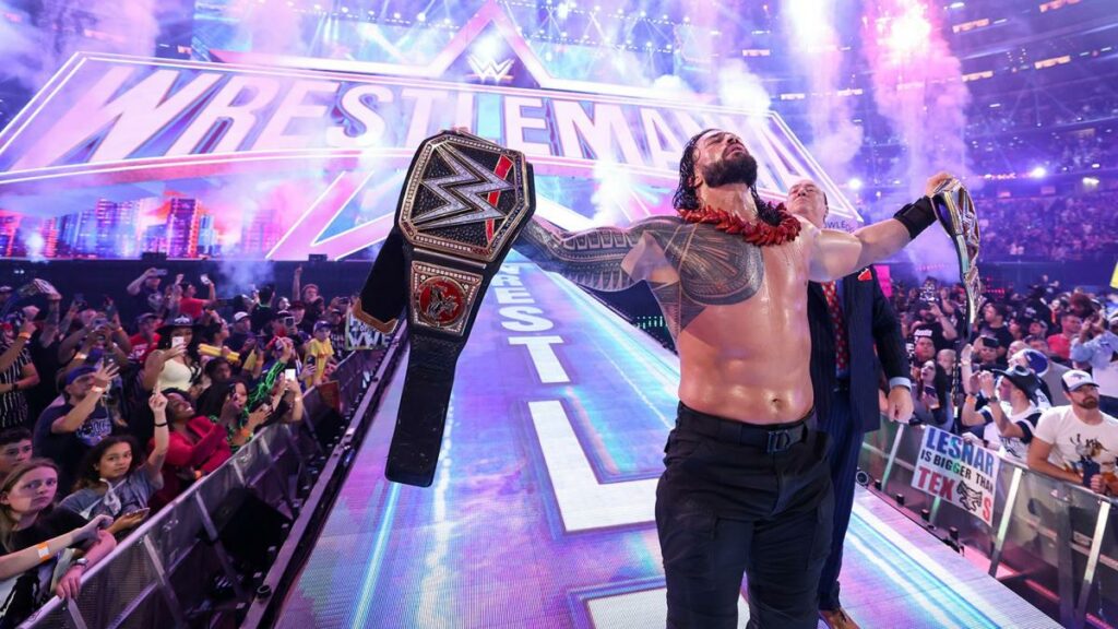 Nueva actualización de Roman Reigns de cara de WWE Money in the Bank 2022