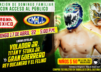 Resultados CMLL Domingo Familiar 17 de abril de 2022