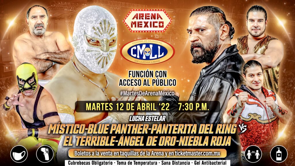 Resultados CMLL Martes de Arena México 12 de abril de 2022