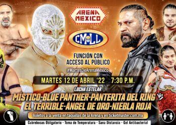 Resultados CMLL Martes de Arena México 12 de abril de 2022