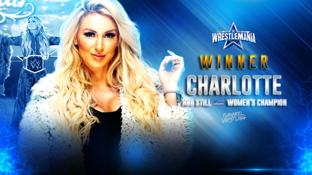 Charlotte Flair retiene el Campeonato Femenino de SmackDown en WrestleMania 38