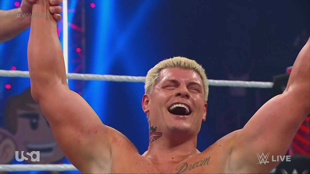 Cody Rhodes consigue su primera victoria en WWE RAW tras más de 6 años
