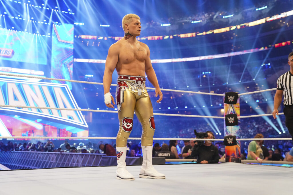 Cody Rhodes reacciona a su regreso a WWE en WrestleMania 38
