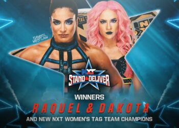Raquel Gonzalez y Dakota Kai ganan el Campeonato por Parejas Femenino de NXT en Stand & Deliver 2022