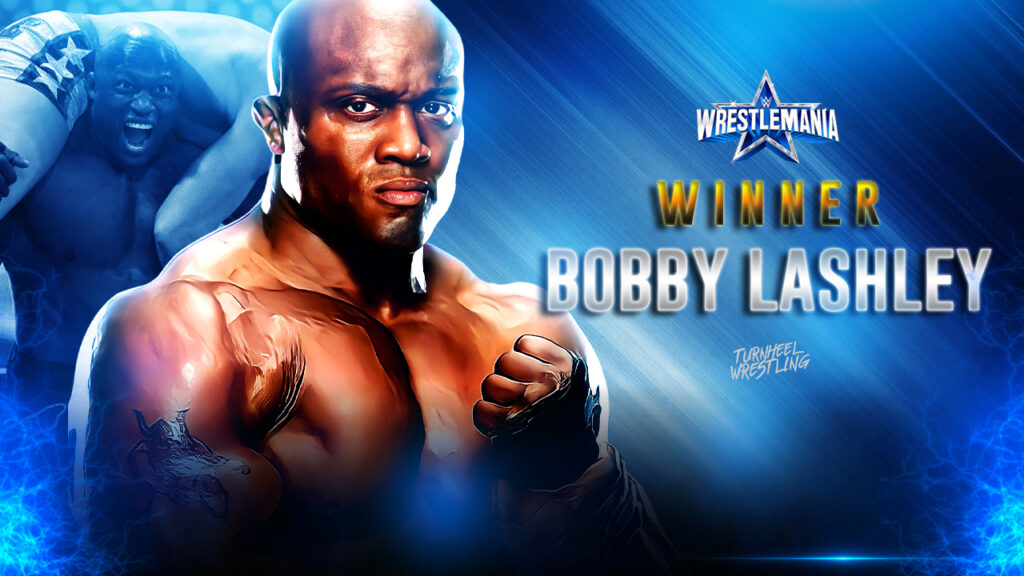 Bobby Lashley derrota a Omos en WrestleMania 38