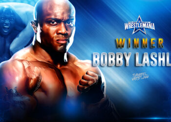 Bobby Lashley derrota a Omos en WrestleMania 38