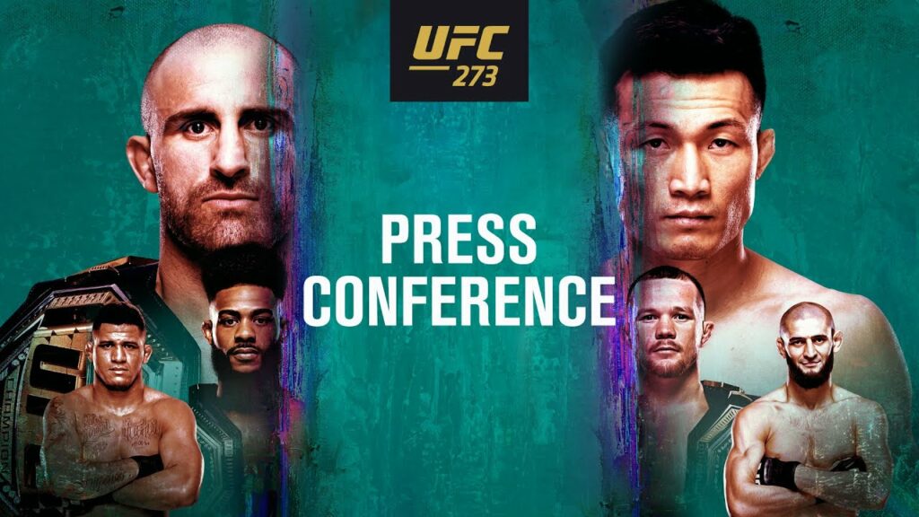 Conferencia de prensa UFC 273: Volkanovski vs. The Korean Zombie