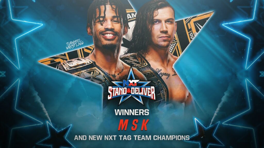 MSK ganan los Campeonatos por parejas de NXT en NXT: Stand & Deliver 2022
