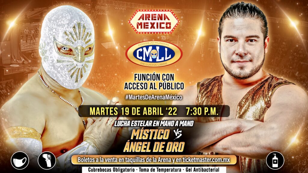 Resultados CMLL Martes de Arena México 19 de abril de 2022