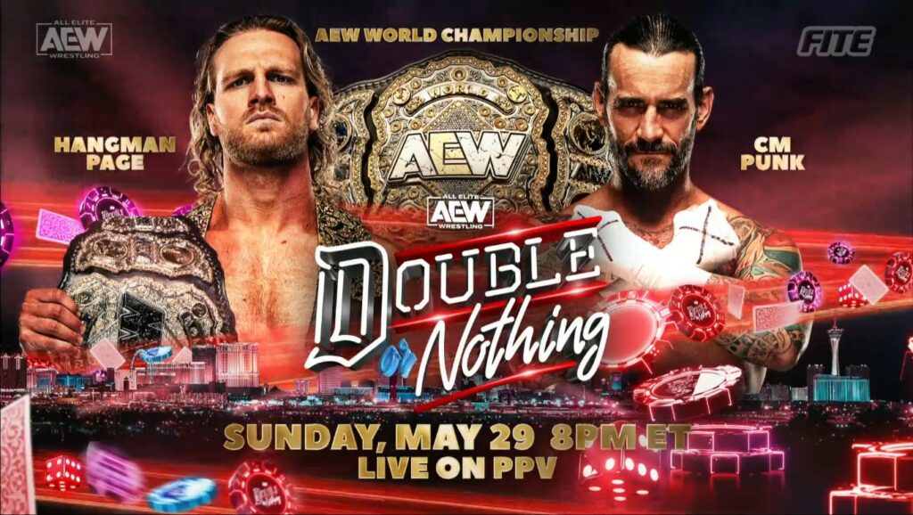 Hangman' Adam Page enfrentará a CM Punk en AEW Double or Nothing 2022
