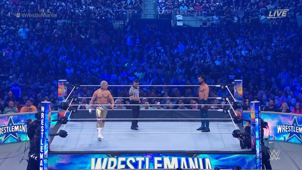 Seth Rollins a Cody Rhodes en WrestleMania 38: "Bienvenido de nuevo a las grandes ligas, perra"