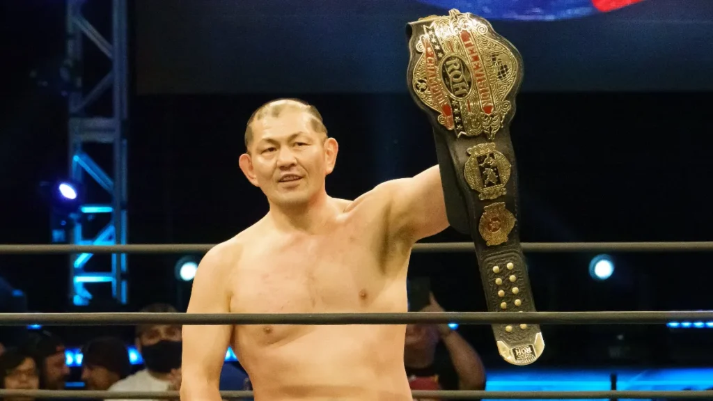 Minoru Suzuki gana el Campeonato Mundial Televisivo de ROH en Supercard of Honor 2022