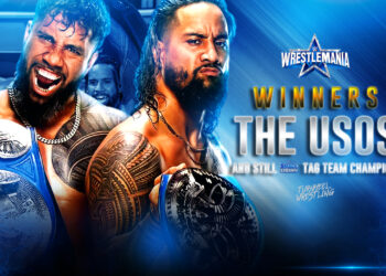 The Usos retienen los Campeonatos por Parejas de SmackDown en WrestleMania 38