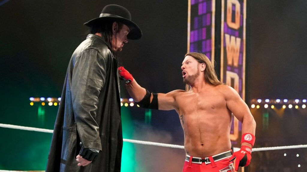 AJ Styles intentó sacar a The Undertaker del retiro