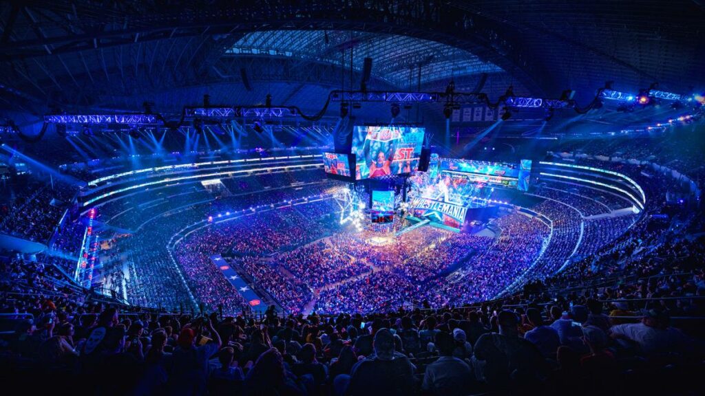 WWE tendría la intención de realizar más shows en grandes estadios para 2023