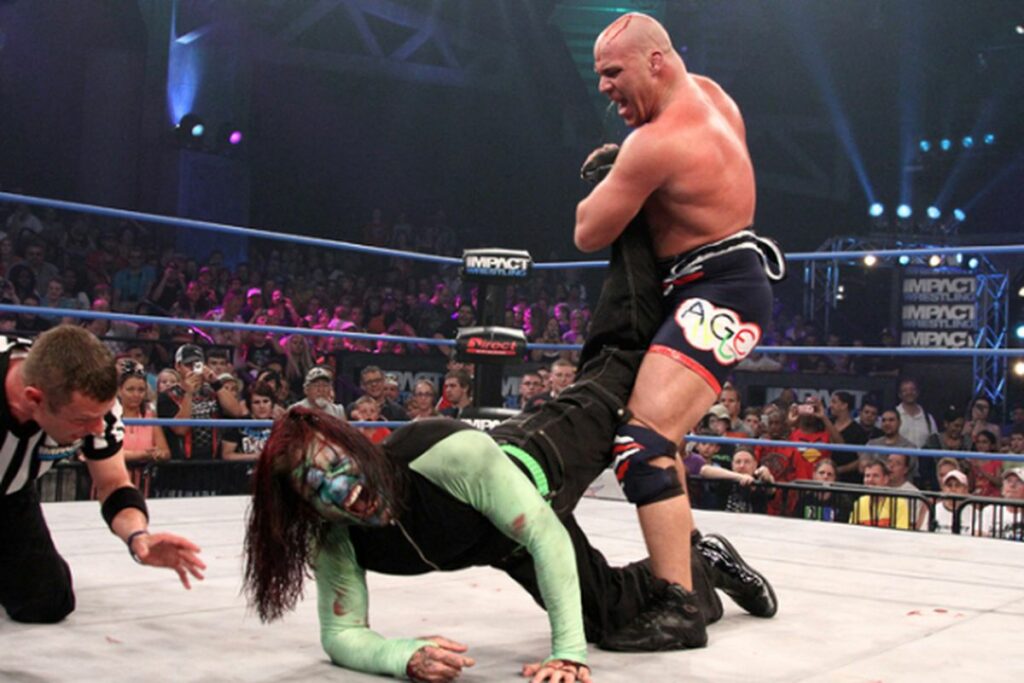 Kurt Angle aconsejó a Jeff Hardy que cuidara su cuerpo en TNA