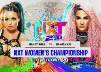 WWE anuncia tres combates titulares para el show de NXT 2.0 del 12 de abril