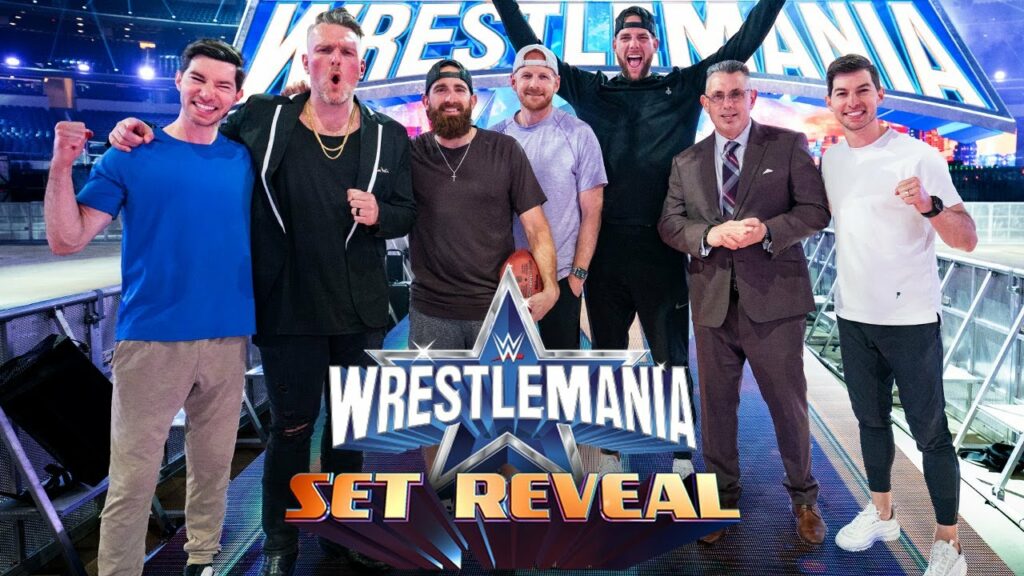 WWE presenta el 'stage' de WrestleMania 38